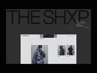 SHADXW® animation design minimal ui ux web