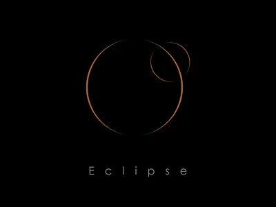 Eclipse Logo branding flat graphic design illustration logo minimal vector web
