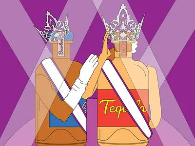 Will Tequila Take Bourbon's Crown? alcohol booze bourbon illustration spirit tequila
