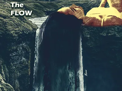 waterfall design flow photo photomontage photoshop waterfall