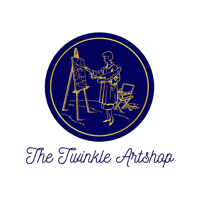 The Twinkle Artshop brand design logo logodesign socialmedia