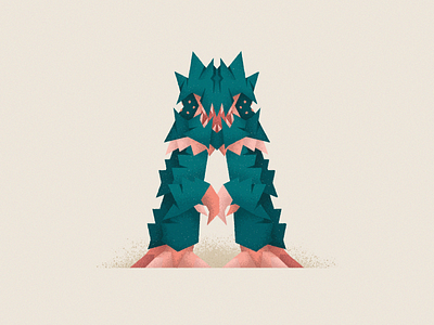 Monstography - A 36daysoftype character design font icon illustration minimal type typeface typography typography art