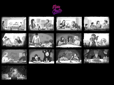 Dairy Runs in the Family ad advertising cinema dairy direction director family film freelance milf movie products sketch storyboard