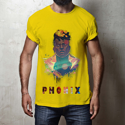 PHONIX - Phoenix Face T-Shirt Design Yellow Color | Valorant free t shirt designs illustration logo phoenix agent phoenix agent phoenix logo phoenix tshirt phoenix tshirt t shirt for kids tshirt tshirt for gamer tshirt for girls valorant valorant agent tshirt valorant tshirt yellow yellow tshirt