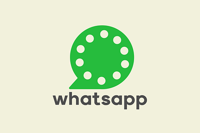 WhatsApp Retro Logo. logo playoff playoffs rebound retro retro logo whatsapp