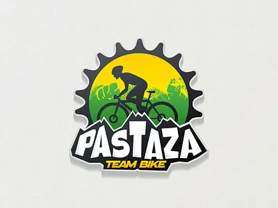 Pastaza Team Bike bike bikes brand green logo logodesign mascot shot team teambike yellow