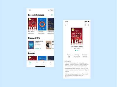 Book Store Application Design app app design application design ecommerce ecommerce app ecommerce design ecommerce shop flat minimal productdesign