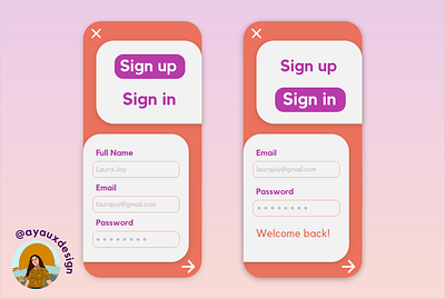 Signup Modal adobexd dailyui uidesign ux