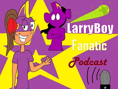 LarryBoy Fanatic Podcast (COVER) design illustration podcast podcast art podcast logo