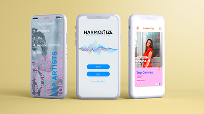 Harmonize App app development app ui uiux