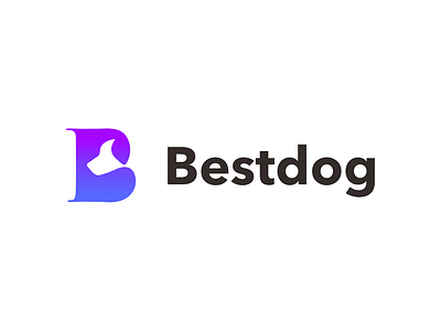 Letter B dog logo akdesain animal b branding creative dog illustration letter b letter mark letter mark monogram logo design negative space pet