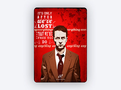 Fight Club illustration poster design print