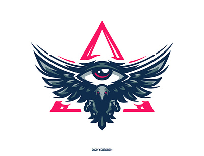 RAVEN EYE branding design esportlogo gamelogo gaminglogo illustration logo mascot mascot design mascot logo