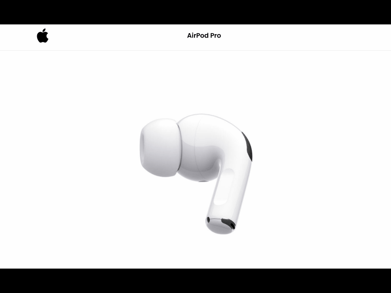 AirPod prototype uidesign