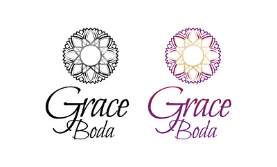 Grace Boda : New Logo brand brand design branding chakras crown chakra intuitive company intuitive design logo logo design logo design branding logo designer logo icon logos logotype sun icon