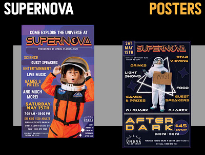 Supernova Posters branding design event branding illustration logo poster poster design