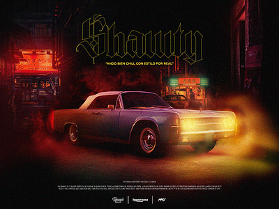 Shawty cadillac chinatown creative design diseño gothic graphic design handlettering handmade illustration letter lettering mattepainting mexico monterrey music music art photoshop studio type