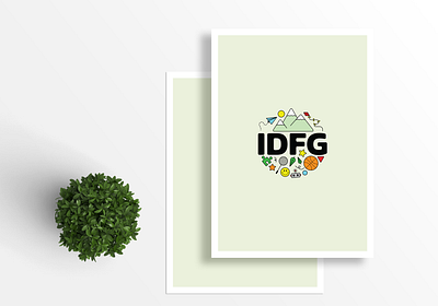 Logo for IDFG children childrens childrens illustration digital illustration flat illustrator kids kids art kids illustration logo logo design logodesign logos logotype ui vector