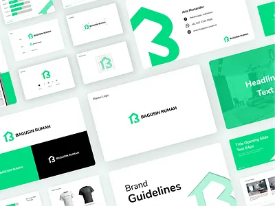 Bagusin Rumah - Branding and Presentation app brand guideline brand guidelines brand identity branding carving chair furniture furniture app furniture store home logo marketplace meubel minimalist logo mobile rooms styleguide table uiux