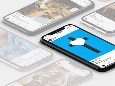 "like for Jesus" ads black clean colors design gradient graphics illustration logo minimalist presentation simple slides social media ui