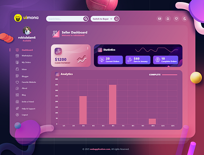 Seller and Buyer Dashboard Concept! app design application dashboad dashboard app dashboard ui design theme theme design themeforest ui ui design uidesign uiux ux web web app design web application web design webdesign website