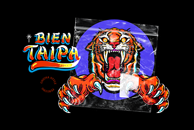 Bien taipa andreesalazar art chicha style color design illustration vector