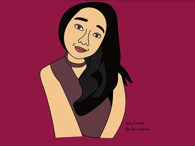 Potrait Illustrasi design illustration vector vector illustration vectorart