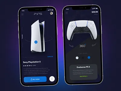 Playstation 5 Mobile App khovrenkojr mobileapp mobiledesign mobilestore playstation ps ps5 ps5 store storeapp uidesign uiuxdesign webdesign