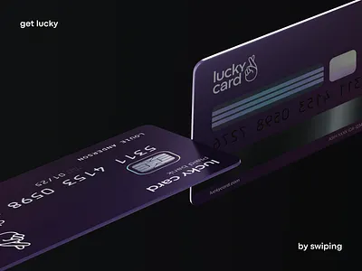 Lucky Card: Visual Identity bank brand card finance identity visual