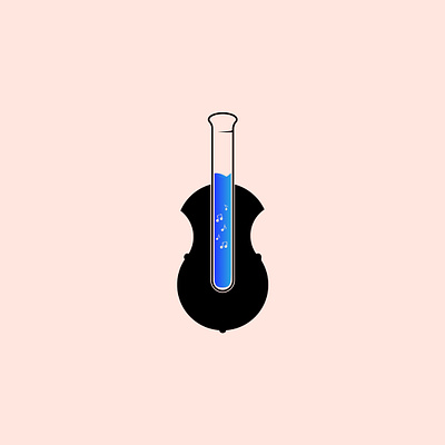 Music lab Minimalist logo design. design lab logo logodesign logofolio minimal minimalist minimalist logo music music label testube violin