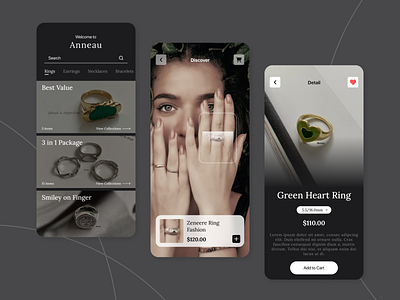 e-commerce - Jewelry Brand branding catalogue e commerce ecommerce ecommerce design fashion jewellery jewelry jewelry design layout lookbook marketplace photography product page shop store typography ui ux web design