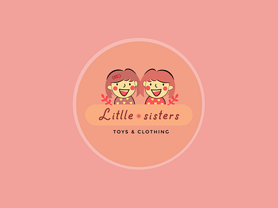 little sister logo branding design graphics design icon illustration simple design sticker design