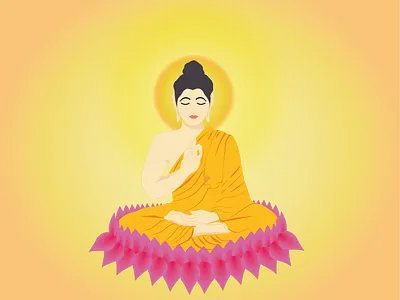 Buddha adobe illustrator art buddha buddhism digital illustration digitalart enlightenment illustration vector art