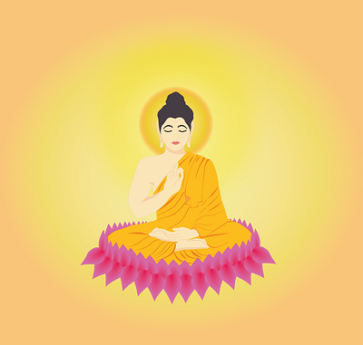 Buddha adobe illustrator art buddha buddhism digital illustration digitalart enlightenment illustration vector art