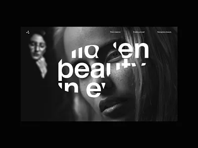 Typography Exploration design layout minimal minimalist modern photography typography whitespace