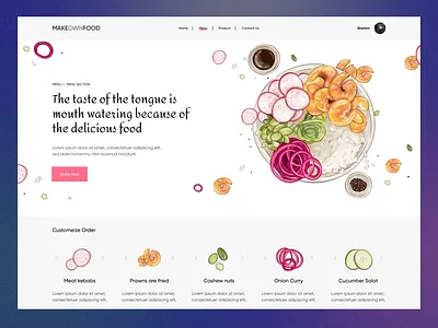 Country food Ui design burger cooking delivery eat eating food food and drink food delivery app food delivery landing page food delivery service food order foodie fruit home page interface landing page pizza restaurant web design website design