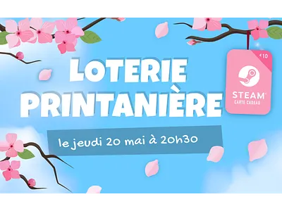 Spring Lottery - Event Announcement announcement lottery spring