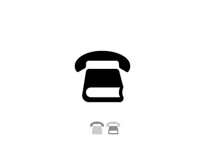 Telephone /Book book call communication contacts diary education icon identity logo school technology telephone
