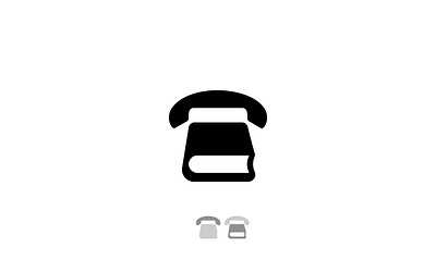 Telephone /Book book call communication contacts diary education icon identity logo school technology telephone