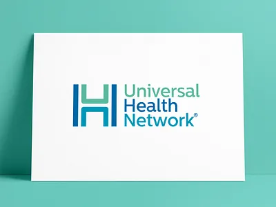 Universal Health Network Logo Designed by The Logo Smith brand identity brand mark branding healthcare identity initials logo logo design logo designer logo marks logos medical medical logo monomark portfolio typography
