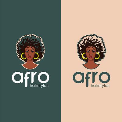 Afro design logo