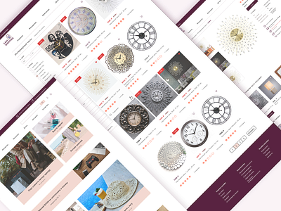 ecommerce, wall clock ecommerce figma online store shopping app ui ux web design