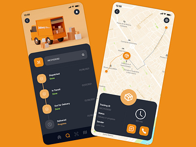 Location Tracker DailyUI 20 adobe xd app dailyui 020 delivery location app location tracker map mobile order smartphone tracker tracker app ui uiux ux