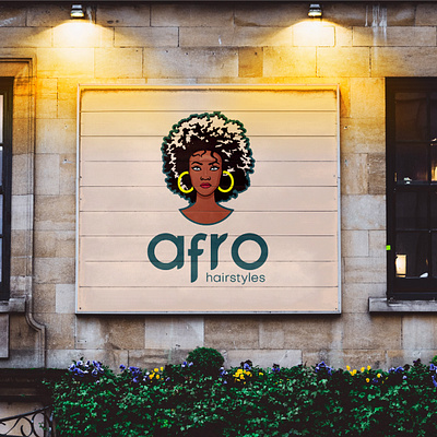 Afro branding design