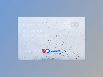 water-drop effect for cards card design effects uiux waterdrop