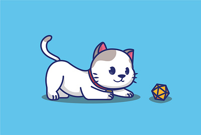 A Happy Cat cat catmascot cool cute design logo mascot mascotlogo