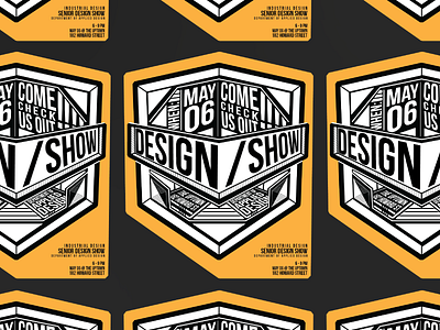 Senior Design Show Poster branding design illustration logo poster