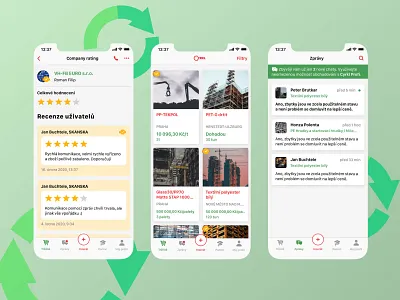 Cyrkl App - Waste 2 Resource Marketplace app design circular economy ecology ios app marketplace app recycle waste management