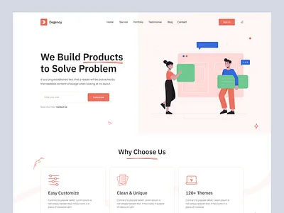 Product based Agency Landing page agency agency landing page agency website app business clean corporate design service it firm it industry landing page design minimal saas service software software company startup web application website website design
