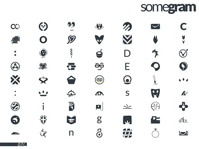 GRAMPoster orizzontale7 ideogram logo logogram minimal pictogram wordmark